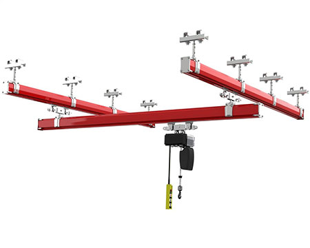 KBK Yumshoq va Yengil Kombinatsiyalangan Crane.jpg KBK Soft And Light Combined Type Crane.jpg