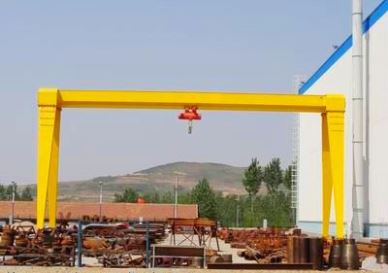 10 tonna elektr o'chirish moslamasi Single Beam Gantry Crane